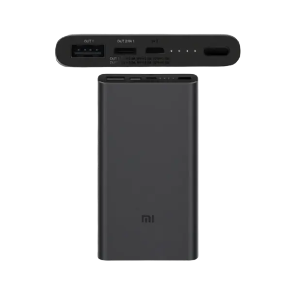 Портативное зарядное устройство Xiaomi Mi Power Bank 3 Черный