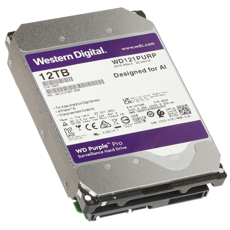 Жесткий диск Western Digital WD Purple Pro WD Purple Pro™ 12 ТБ