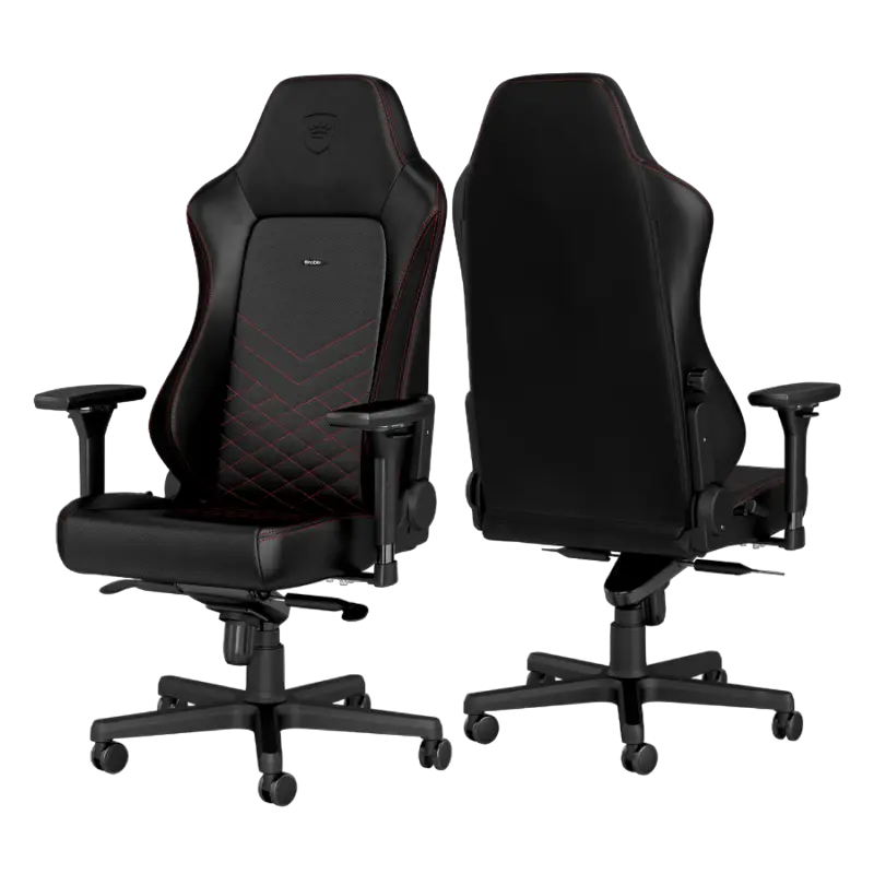 Scaun Gaming Noblechairs Hero PU Piele Negru/Rosu