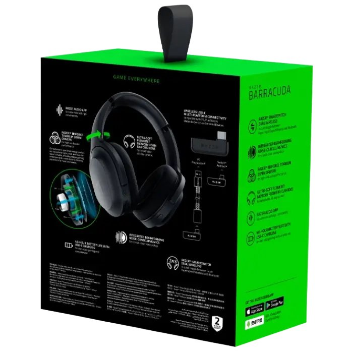 Наушники Razer Barracuda Чёрный