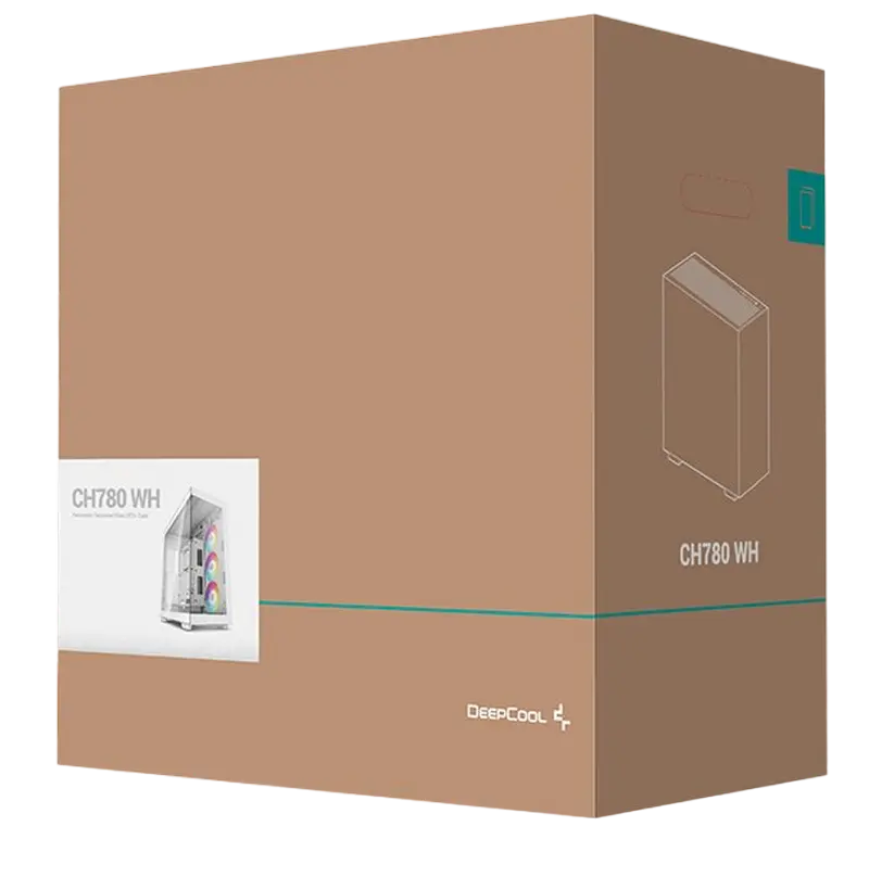 Carcasă PC Deepcool CH780 Full-Tower Alb