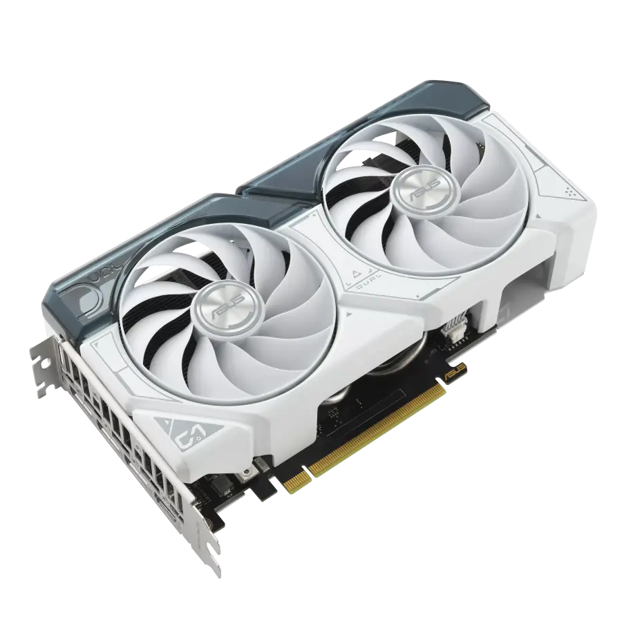 Placă video ASUS Dual GeForce RTX 4060 Ti White OC