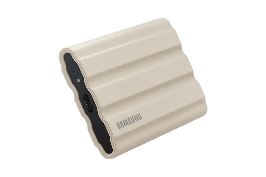 Внешний портативный SSD накопитель Samsung T7 Shield 2 ТБ Чёрный