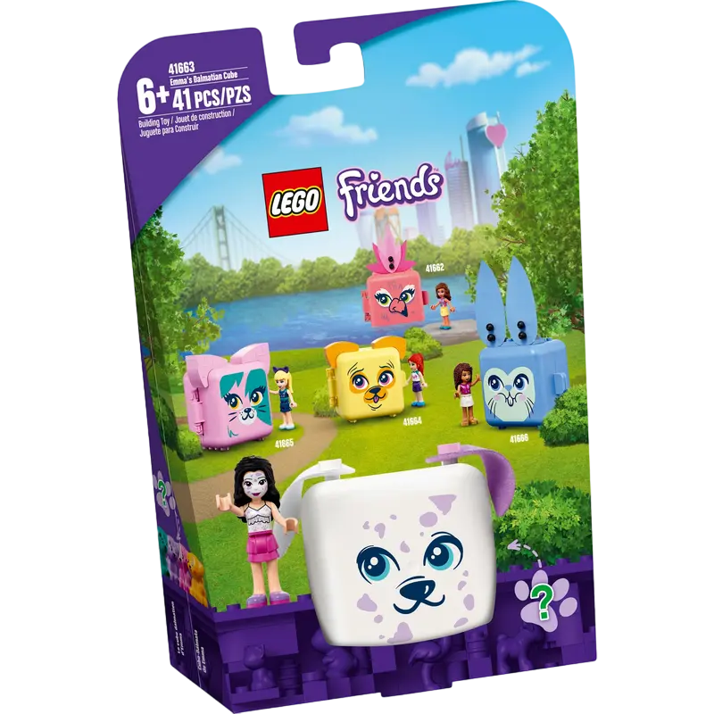 Constructor LEGO Emma's Dalmatian Cube Alb