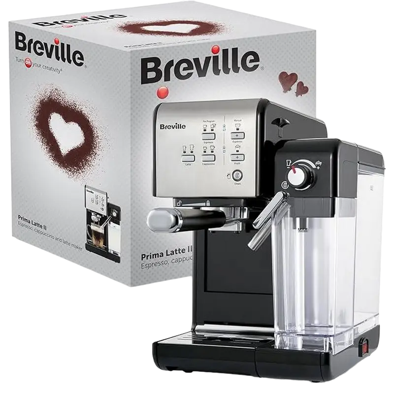 Кофеварка рожковая Breville VCF108X-01 Серебристый