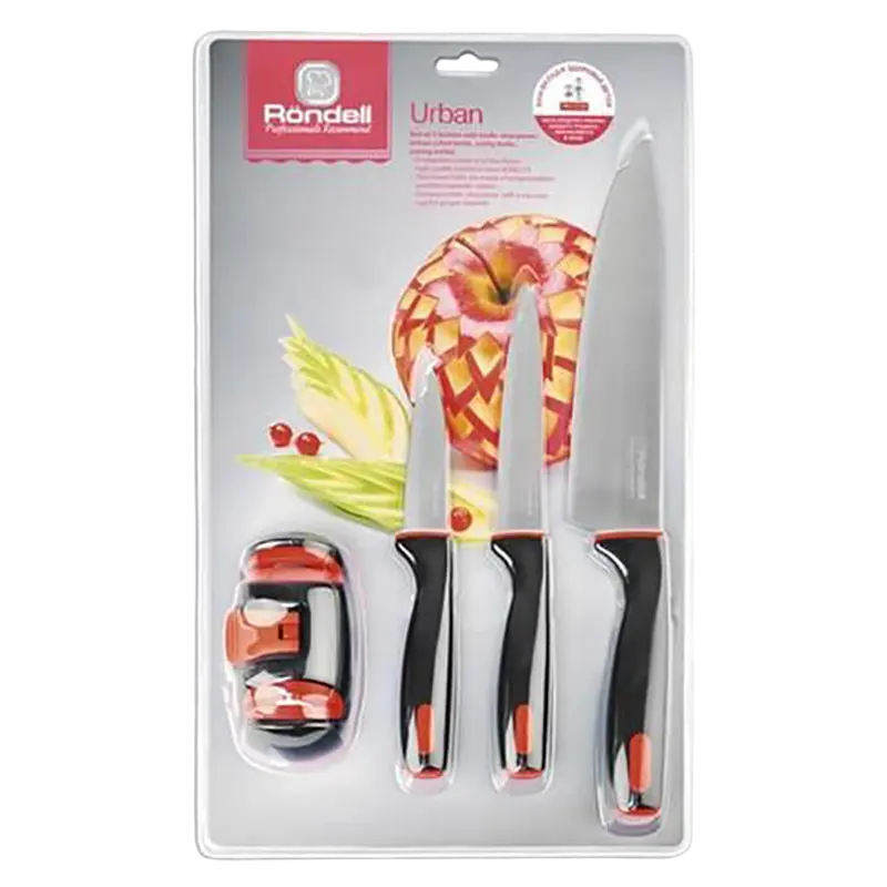 Набор ножей Rondell RD-1011 Urban Черный