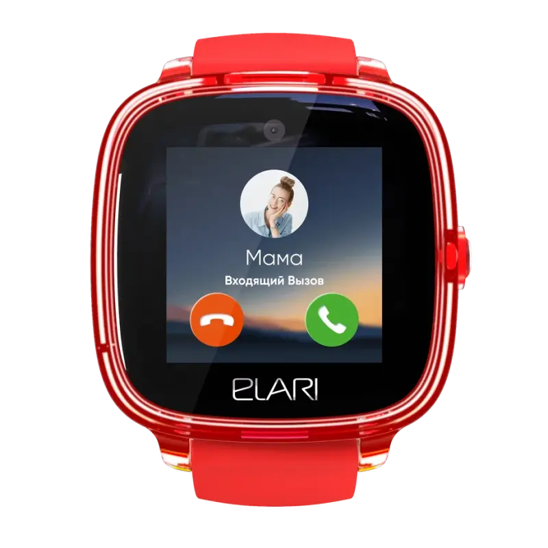 Детские часы Elari KidPhone Fresh 4G Красный