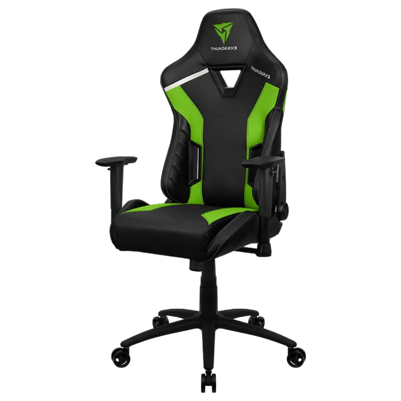 Игровое кресло ThunderX3 TC3 Искусственная кожа Черный/Зеленый