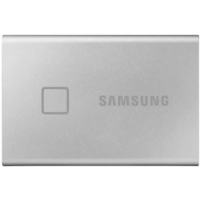 Внешний портативный SSD накопитель Samsung T7 Touch 2 ТБ Серебристый