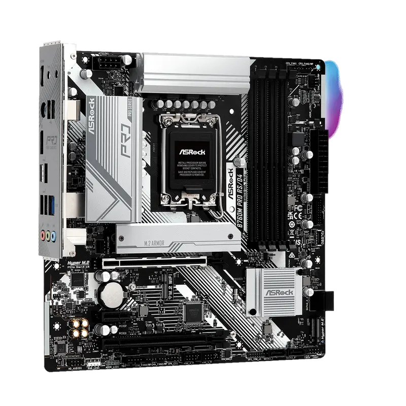 Материнская плата ASRock B760M Pro RS/D4 LGA1700 Micro-ATX