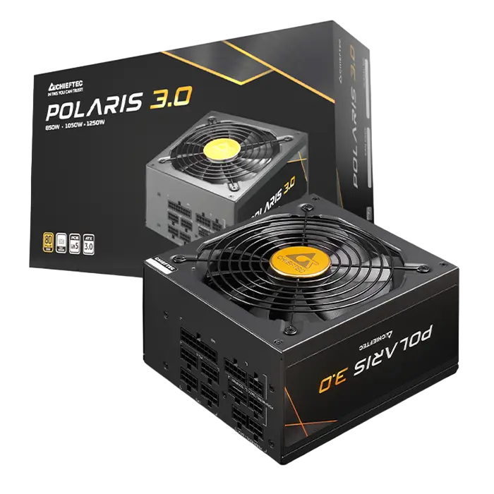 Tip Блок питания для компьютеров Chieftec PPS-1050FC-A3 Polaris Series ATX Черный
