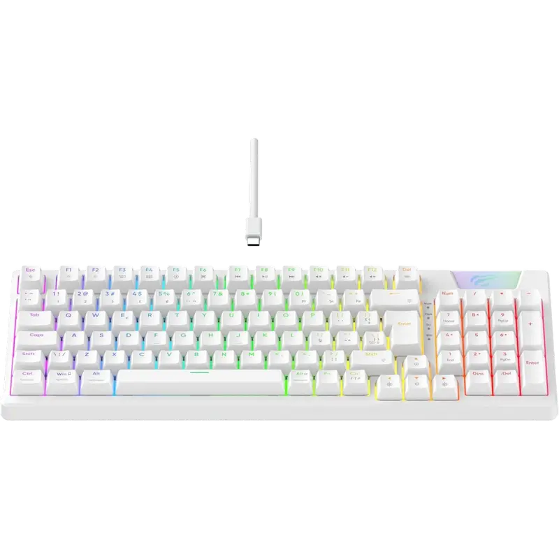 Tastatură Havit KB885L Mecanic Alb