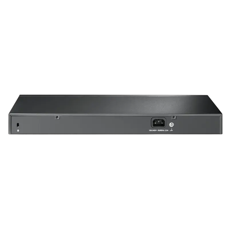 Comutator PoE TP-LINK Rackmount Switch Negru