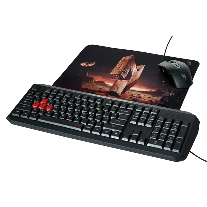 Игровой коврик для мыши Acer Nitro NMP450 Черный | Красный