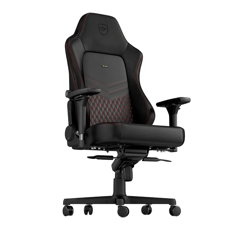 Игровое кресло Noblechairs Hero Натуральная кожа Черный | Красный
