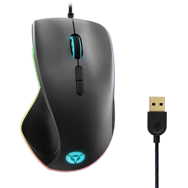 Игровая мышь Lenovo M500 Проводное Чёрный/Серый