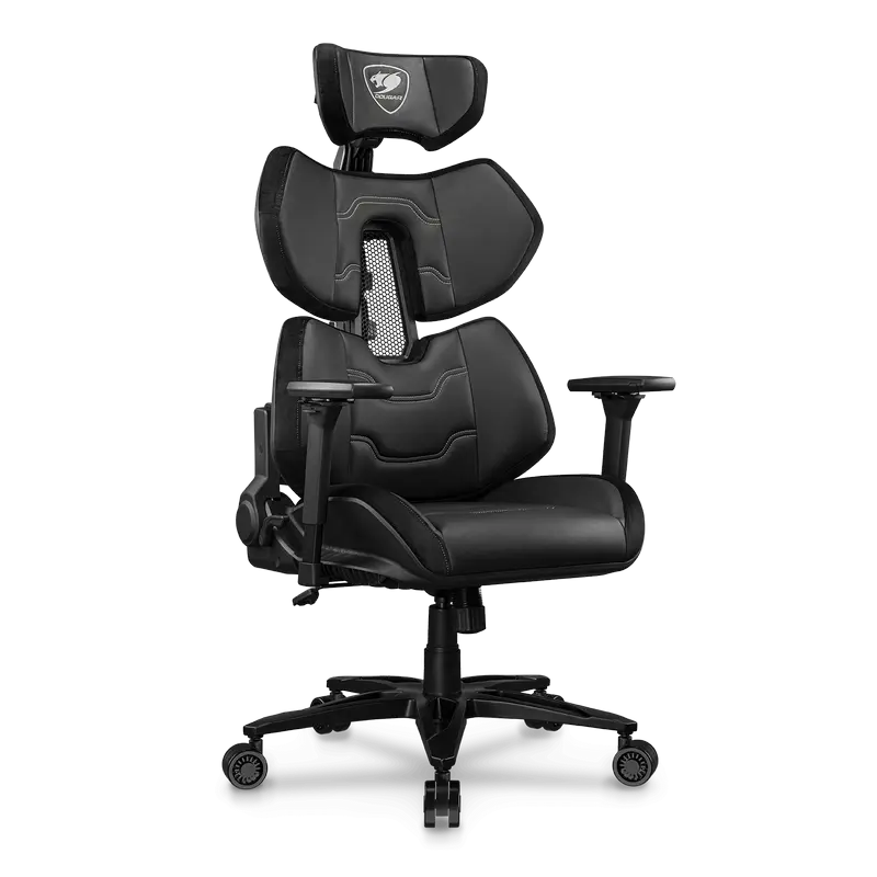 Игровое кресло Cougar Terminator Elite Искусственная кожа Чёрный | Серебристый