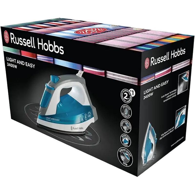 Утюг Russell Hobbs Light and Easy Голубой