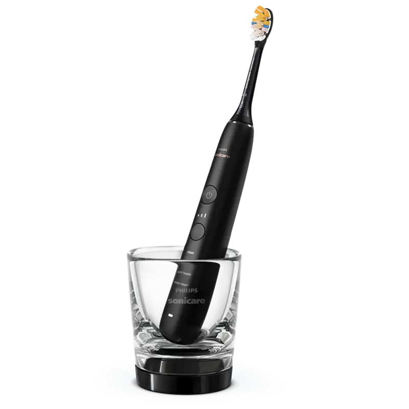 Электрическая звуковая зубная щетка Для взрослых Philips Sonicare DiamondClean 9000 Чёрный