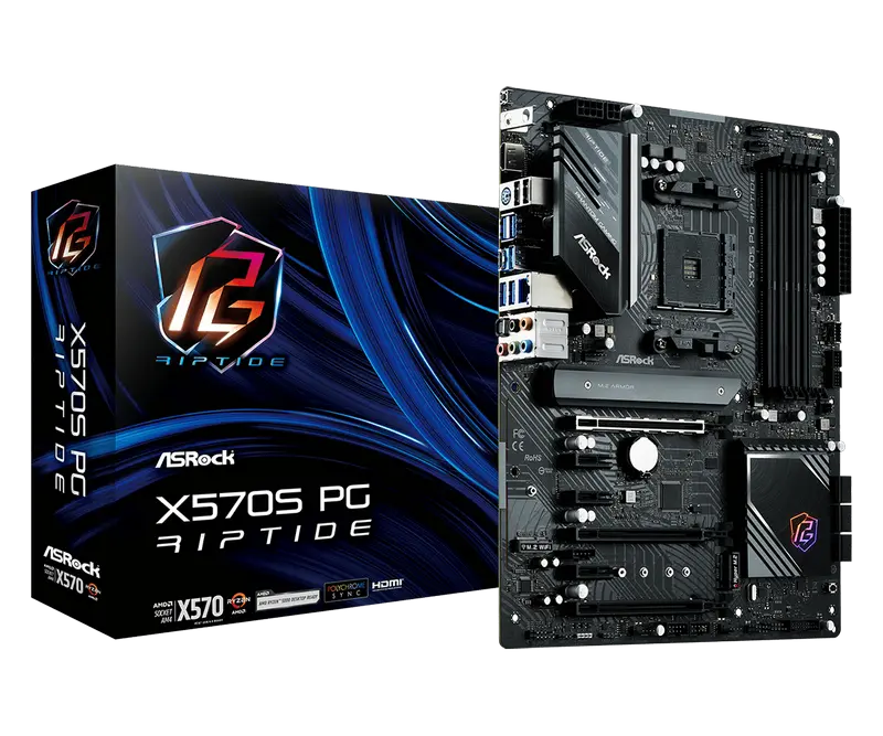 Материнская плата ASRock X570S PG RIPTIDE AM4 ATX