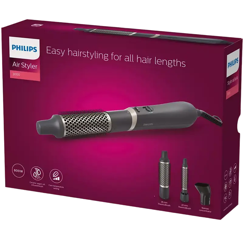 Фен-щётка Philips 3000 Series Grey