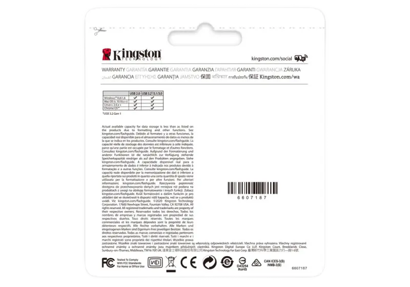 USB Flash накопитель Kingston DataTraveler Kyson 32ГБ Серебристый