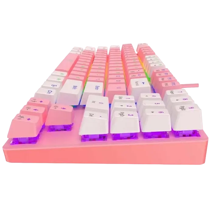 Tastatură Havit KB512L Mecanic Roz