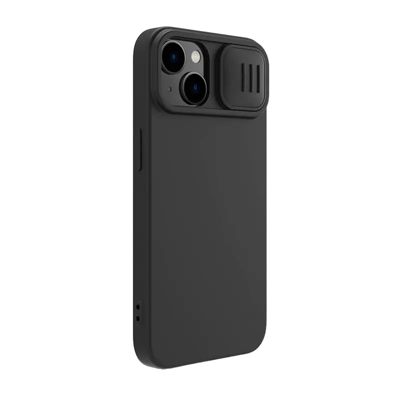 Чехол Nillkin Apple iPhone 14 Plus CamShield Silky Silicone Camshield Чёрный