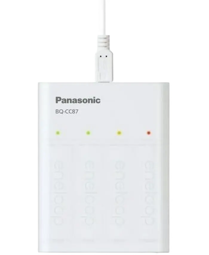 Зарядное устройство Panasonic Smart-Quick K-KJ87MCD40USB Белый