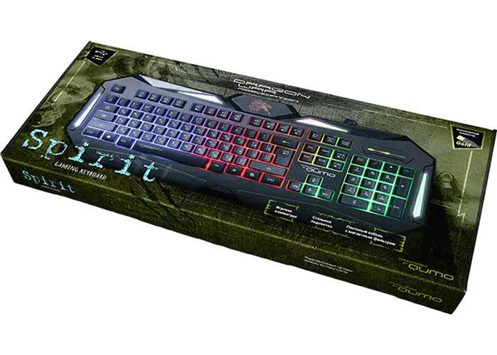 Клавиатура QUMO Spirit Мембрана Черный