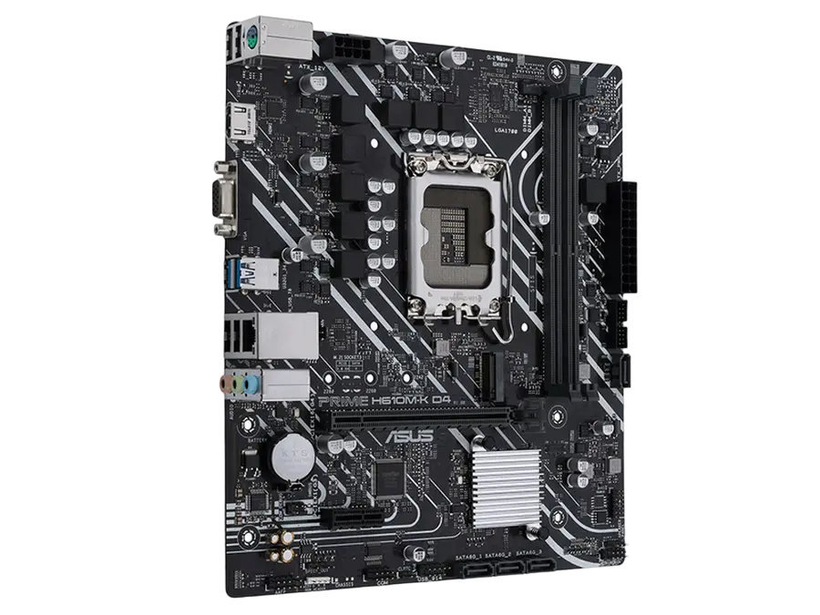 Материнская плата ASUS PRIME H610M-K D4 LGA1700 Micro-ATX