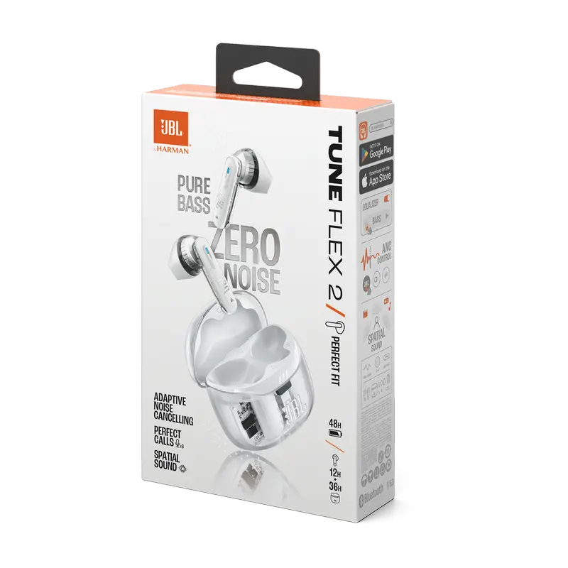 Наушники JBL Tune Flex 2 Ghost Белый