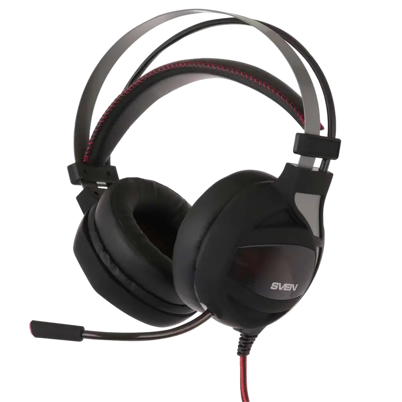 Căști SVEN AP-U996MV Negru/Roșu