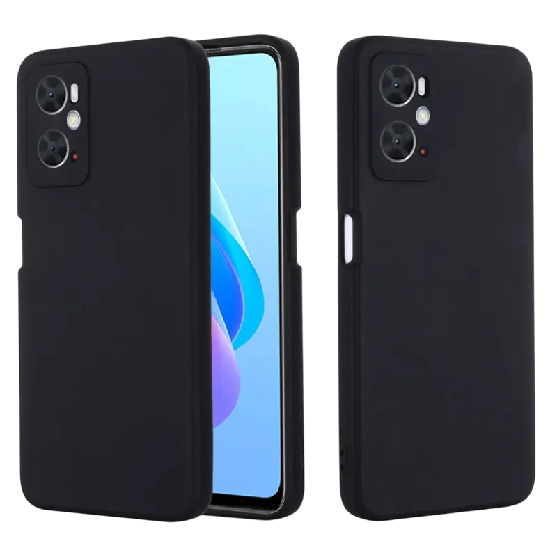Husă Xcover Oppo A96 Liquid Silicone Liquid Silicone Negru