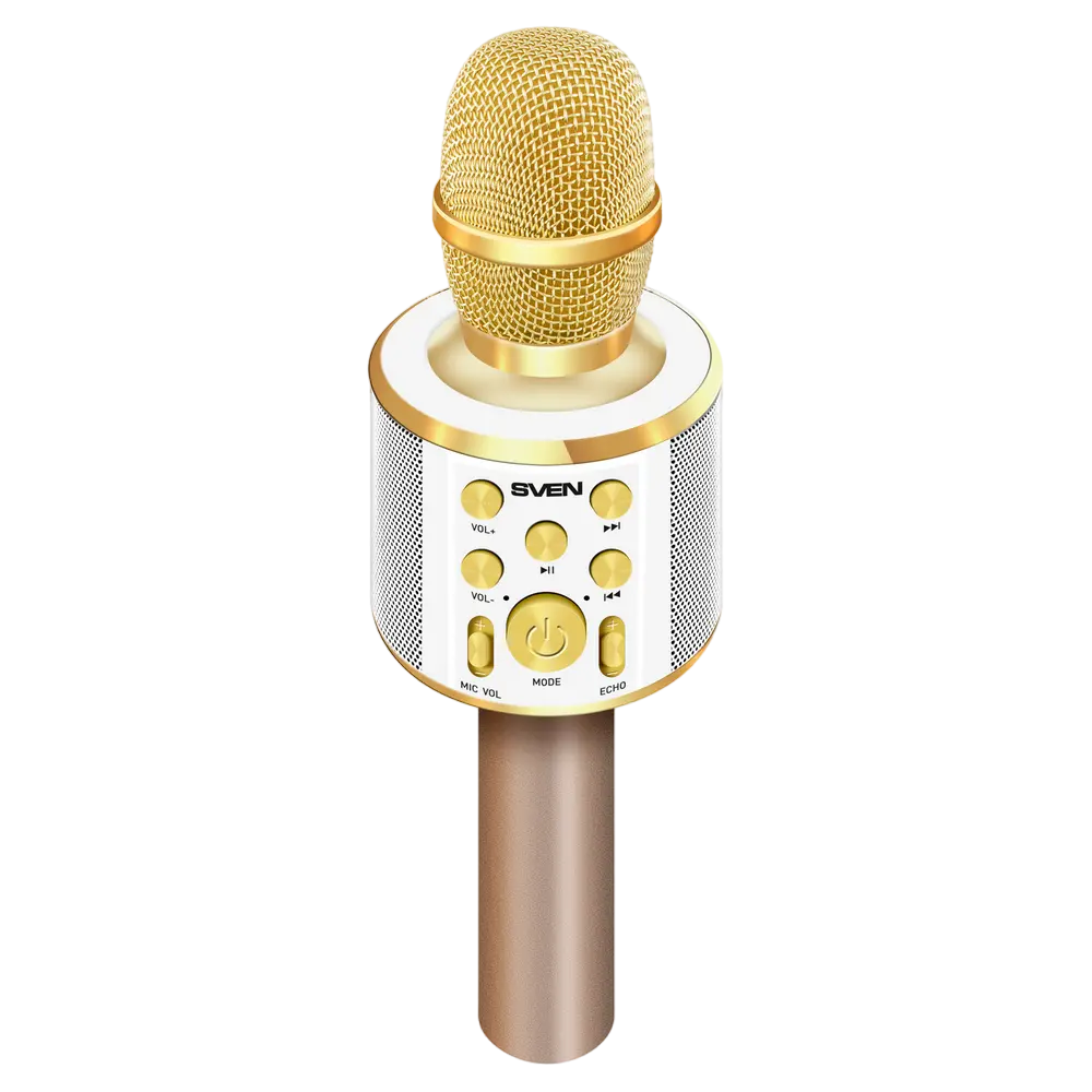 Караоке микрофон SVEN MK-950 Беспроводной Золотой