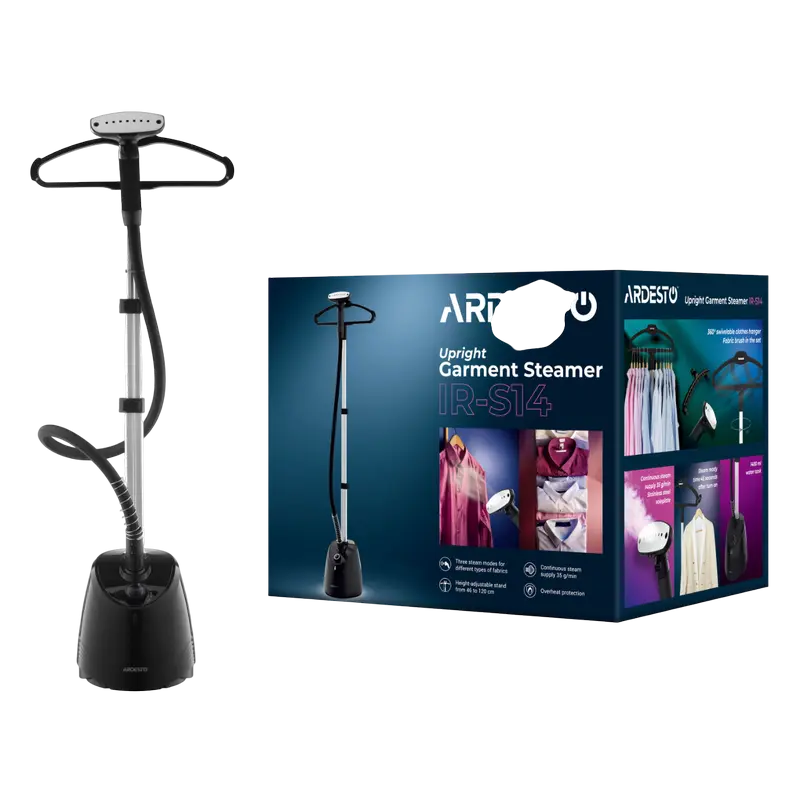Aparat de călcat cu aburi staționar Ardesto IR-S14 Negru