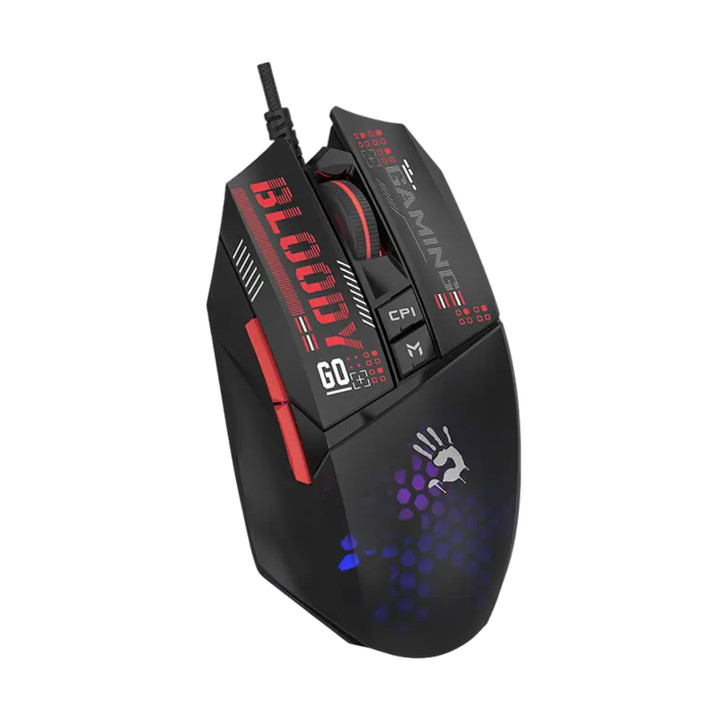 Игровая мышь Bloody W60 Max Mini Проводное Чёрный