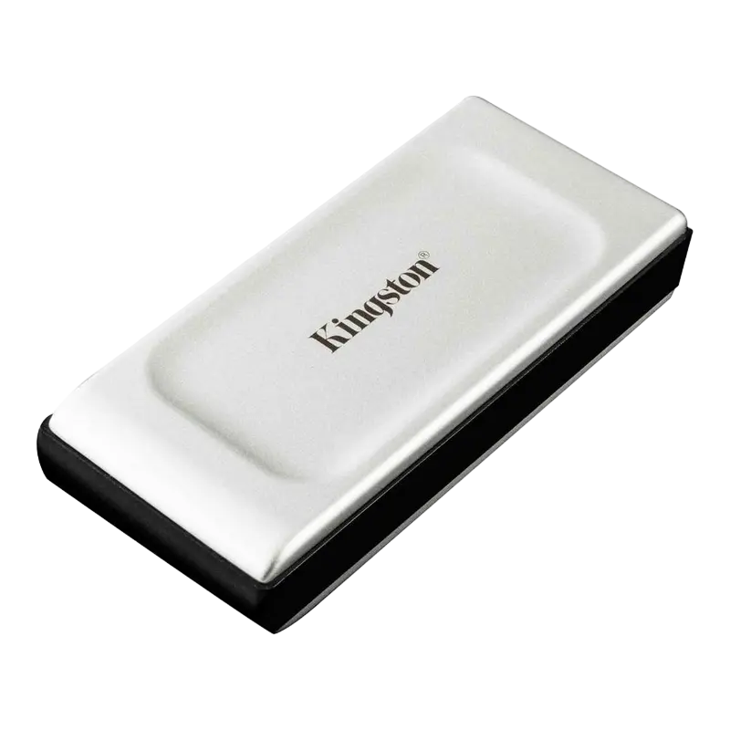 Внешний портативный SSD накопитель Kingston XS2000 2 ТБ Серебристый