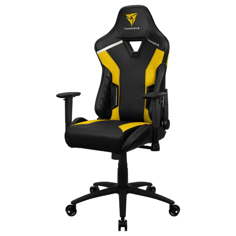 Игровое кресло ThunderX3 TC3 Искусственная кожа Чёрный/Жёлтый