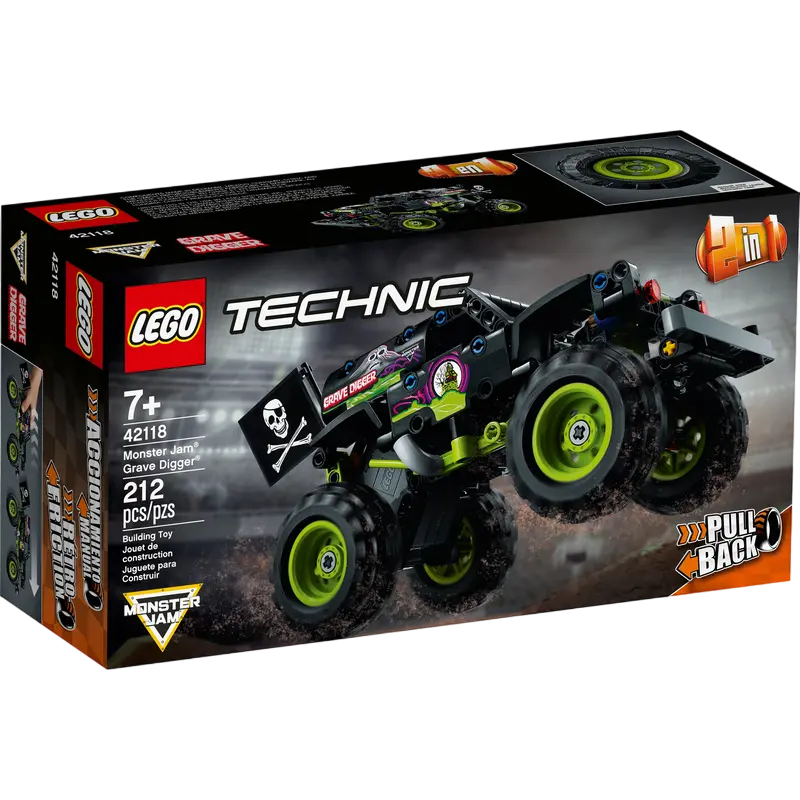 Конструктор LEGO Monster Jam™ Grave Digger™ Черный