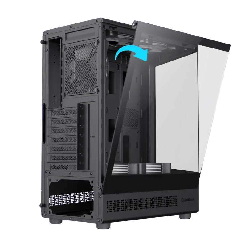 Компьютерный корпус Gamemax VISTA COC AB Midi-Tower Черный