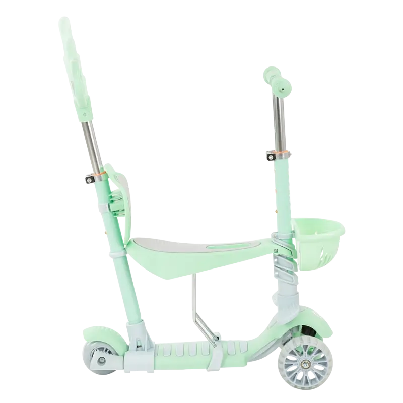 Детский 3-колесный самокат Makani BonBon Бирюзовый