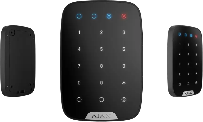 Беспроводная сенсорная клавиатура Ajax KeyPad Черный
