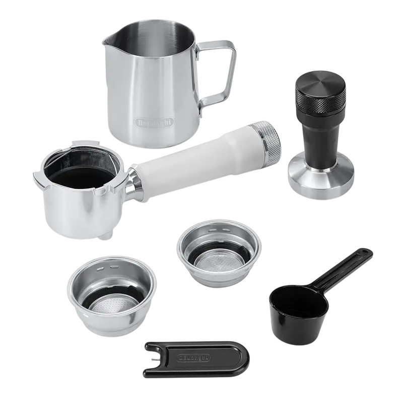 Кофеварка рожковая DeLonghi EC890.WI Белый