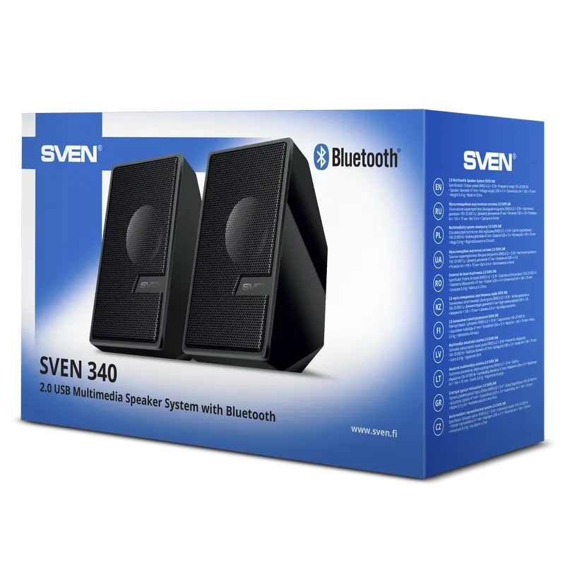 Компьютерные колонки SVEN 340 Черный