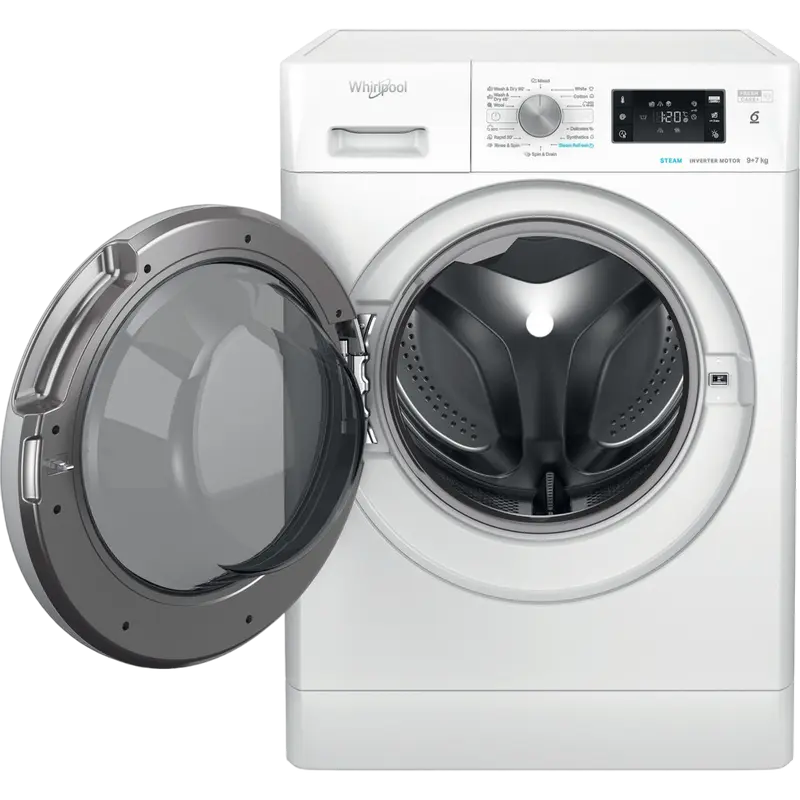 Mașină de spălat cu uscător Whirlpool FFWDB 976258 SV EE Alb