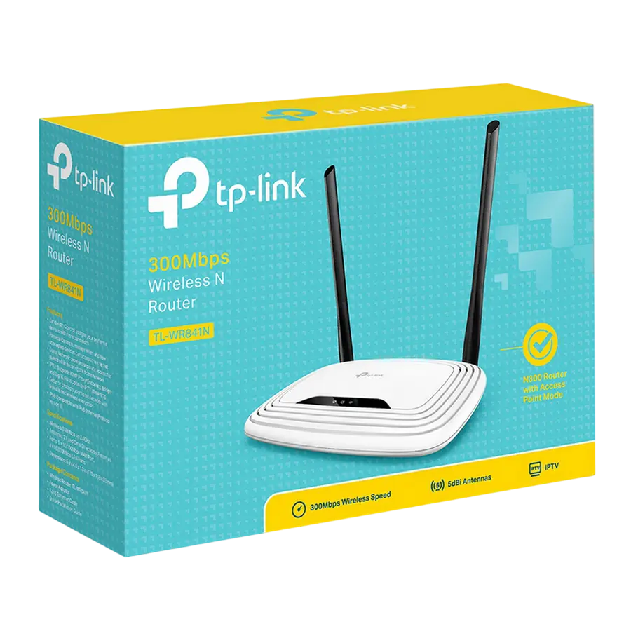 Беспроводной маршрутизатор TP-LINK TL-WR841N Белый