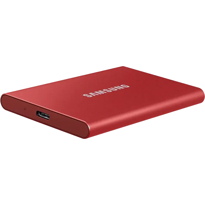 Внешний портативный SSD накопитель Samsung T7 1 ТБ Красный