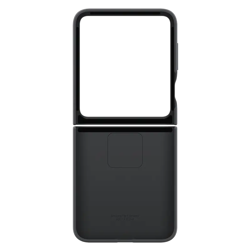 Чехол Samsung Galaxy Flip 7 SE Silicone Case Силиконовый Чехол Чёрный