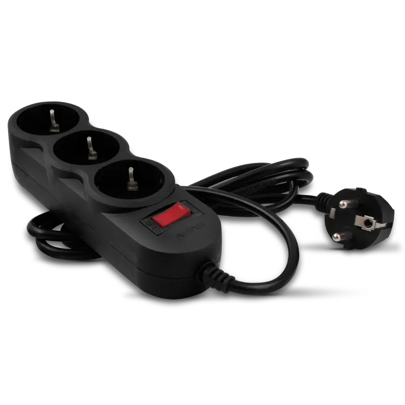 Prelungitor electric SVEN SF-03L Negru
